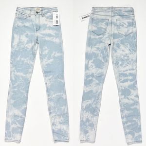 L'AGENCE Margot High-Rise Skinny Tie Dye Jeans Size 25